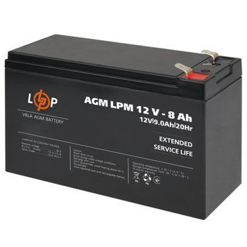 Акумулятор AGM LPM 12V - 8 Ah LP3865 фото
