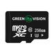 Карта пам'яті GreenVision microSDXC 256GB Class10 (без адаптера) LP37219 фото 1