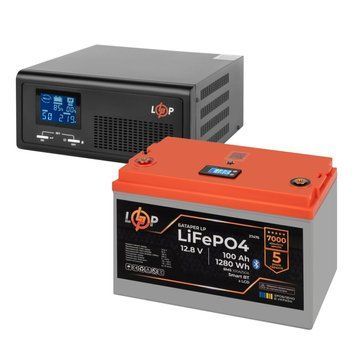 КРЖ LogicPower B430 + літієва (LiFePO4) батарея 1280 Ватт (19406+37476 100 Ah) LP40129 фото