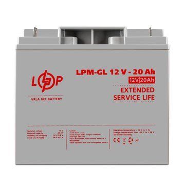 Розпродаж Акумулятор гелевий LPM-GL 12V - 20 Ah LP40557 фото