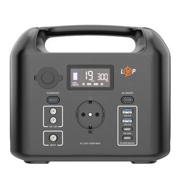 Багатофункціональна портативна зарядна станція LP CHARGER 300 (300W, 320Wh) LP20052 фото