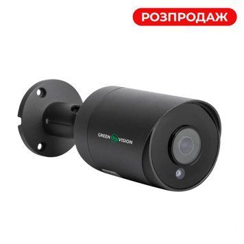 Наружная IP камера GreenVision GV-157-IP-COS50-30H POE 5MP Dark Grey (Ultra) LP17929 фото