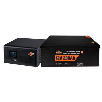 Комплект резервного живлення для котла LP (LogicPower) ДБЖ + літієва (LiFePO4) батарея (UPS 1000VA + АКБ LiFePO4 2944W) LP20483 фото