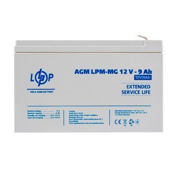 Розпродаж Акумулятор мультигелевий LPM-MG 12V - 9 Ah LP40554 фото
