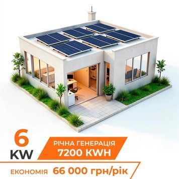 Комплект СЭС DEYE for LP 6 kW - АКБ- 5 ,1 kW (от 2 часов автономности) LP38204 фото