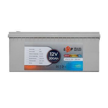Акумулятор гелевий LPN-GL 12V - 200 Ah LP13720 фото