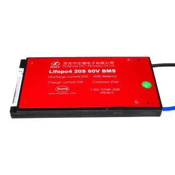 BMS плата LiFePO4 60V 20S Dis 20A Ch 10A LP9503 фото