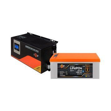 Комплект резервного живлення LP(LogicPower) ДБЖ + літієва (LiFePO4) батарея (UPS W3000 + АКБ LiFePO4 5888W) LP37464 фото