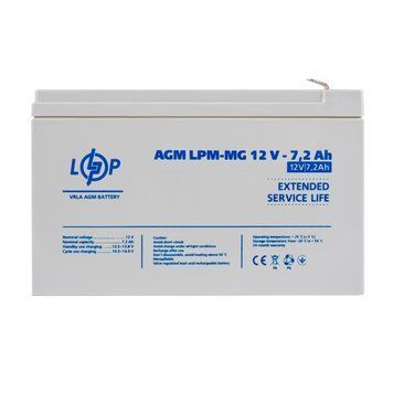 Акумулятор мультигелевий LPM-MG 12V - 7.2 Ah LP6553 фото