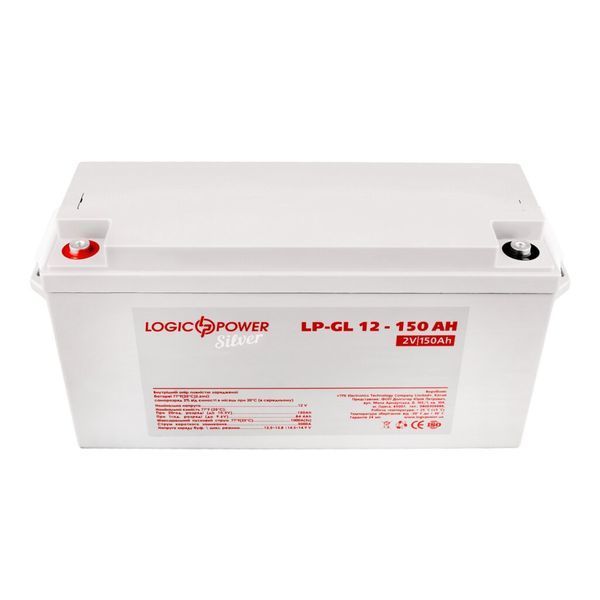 Акумулятор гелевий LP-GL 12V - 150 Ah Silver LP3970 фото