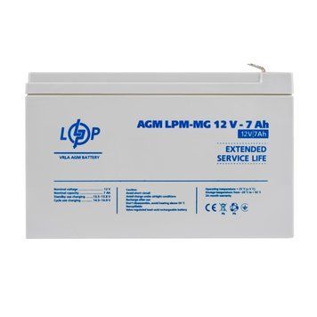 Акумулятор мультигелевий LPM-MG 12V - 7 Ah LP6552 фото