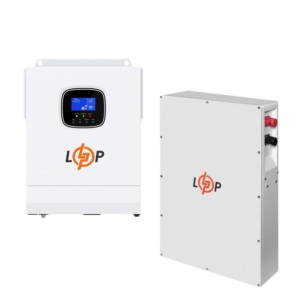 Комплект резервного живлення LogicPower ДБЖ 3500W + літієва (LiFePO4) батарея 5120 Wh LP40328 фото