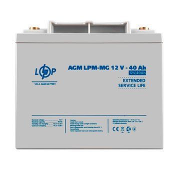 Акумулятор мультигелевий LPM-MG 12V - 40 Ah LP3874 фото