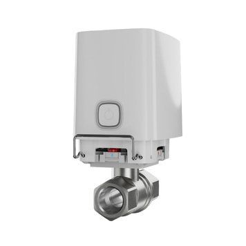 Кран перекрытия воды с дистанционным управлением WaterStop Jeweller 1/2" (DN 15) (белый) LP25491 фото