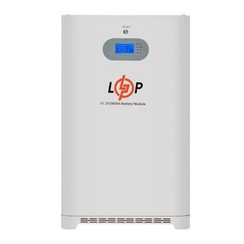 Акумулятор LP LiFePO4 51,2V - 280 Ah (14336 Wh) (Smart BMS 200A) с LCD AB RS485/CAN LP31410 фото