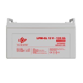 Акумулятор гелевий LPM-GL 12V - 120 Ah LP3870 фото