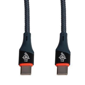 Кабель (шнур) для Apple IPhone 15 LP Type-C to Type-C 5A 65W с быстрой зарядкой (QC) 1м C201MCI LP30333 фото