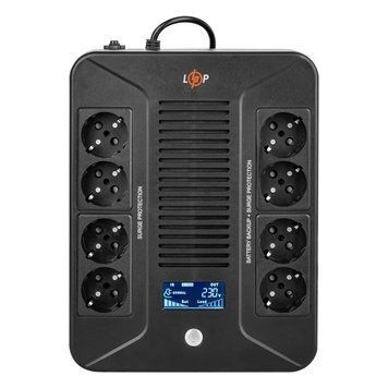 Лінійно-інтерактивне ДБЖ LP-1000VA-8PS (600Вт) LP16162 фото