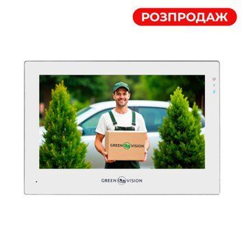 Кольоровий Wi-Fi AHD відеодомофон GV-059-AHD-M-VD7SD White LP19757 фото